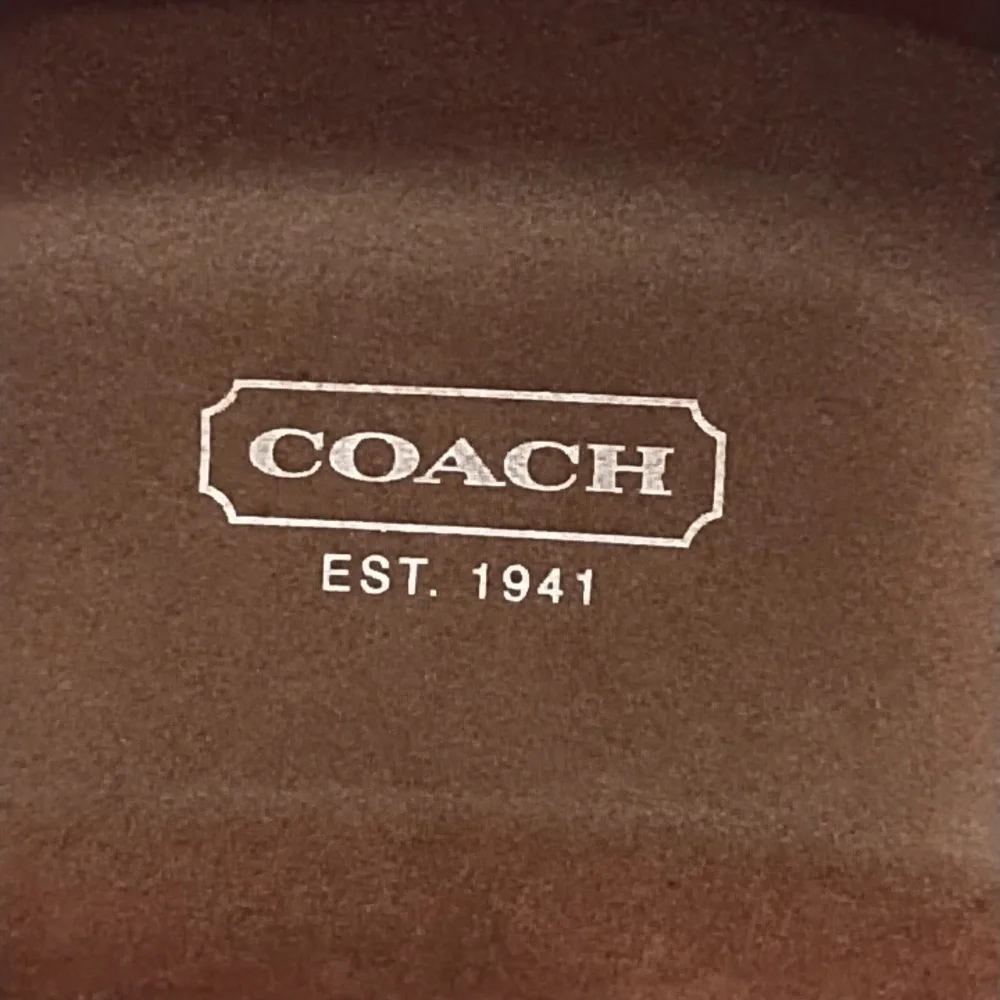 Coach Beige With Brown Interior‎ Sunglasses Case